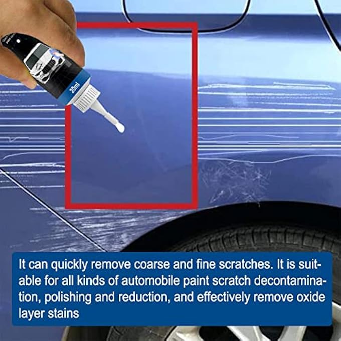 EELHOE CAR SCRATCH REPAIR CREAM, CAR SCRATCH REPAIR KIT, CAR SURFACE SLIGHT SCRATCH REPAIR, EASILY REPAIR PAINT SCRATCHES - Image 5